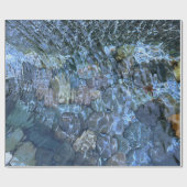 Rippelwater, brook, stoom, Stenen onder water Cadeaupapier (Vlak)