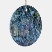 Rippelwater, brook, stoom, Stenen onder water Keramisch Ornament (Rechts)