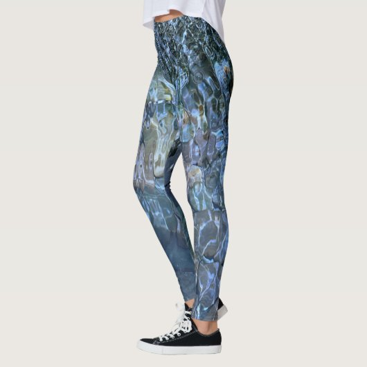Rippelwater, brook, stoom, Stenen onder water Leggings (Links)