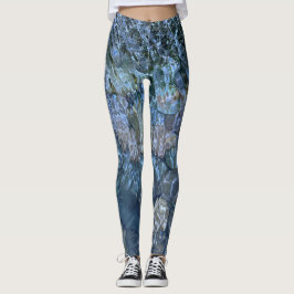 Rippelwater, brook, stoom, Stenen onder water Leggings