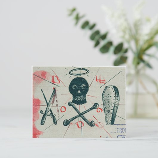 Ripper Doodles Briefkaart (Staand voorkant)