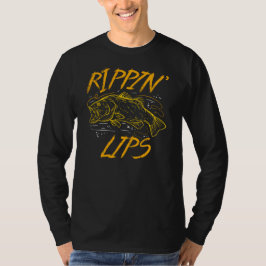 Rippin Lips Fish Illustratie met Hook T-shirt