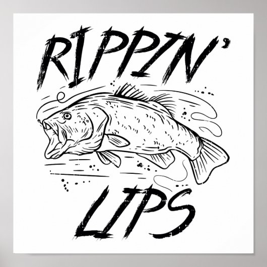 Rippin Lips Visgrappen Poster (Voorkant)