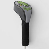 Rippit Grappige Kikker Stoner Cadeau, Stoner Meisj Golfheadcover (Schuin)
