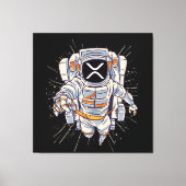 Ripple Astronaut - XRP Crypto Canvas Afdruk (Voorkant)