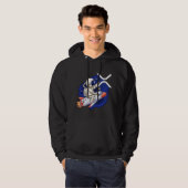 Ripple cryptocurrency - XRP Astronaut Hoodie (Voorkant volledig)