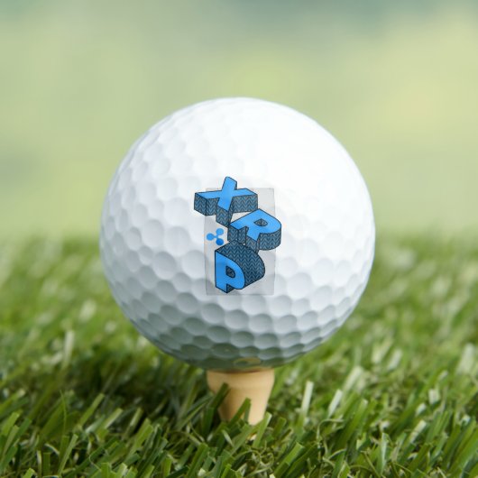 Ripple cryptocurrency-XRP Golfballen (Insitu Shirt)
