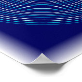 Ripple Effect - Abstracte Waterkunst Poster (Hoek)
