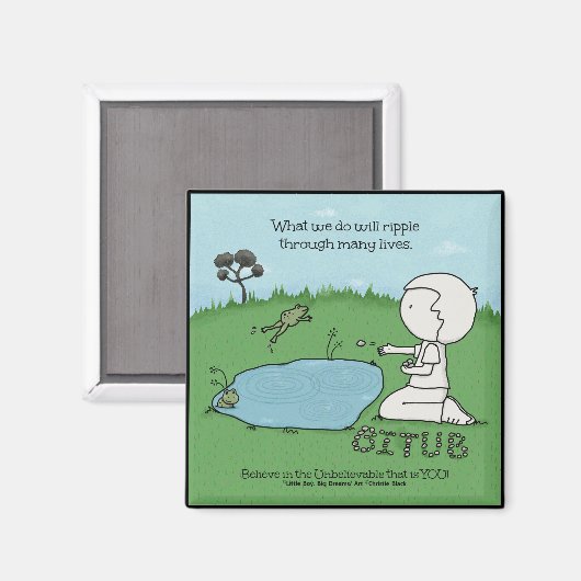 Ripple-effect Magneet (Voorkant / Achterkant)