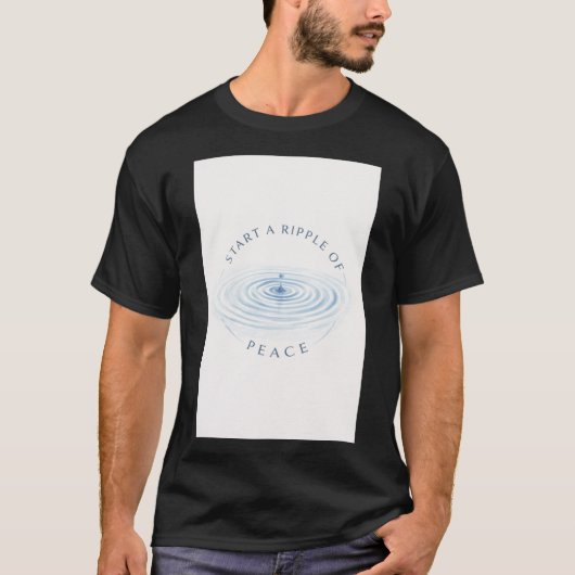 Ripple Effect of Peace T-shirt (Voorkant)