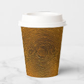 Ripple Effect Paper Cup – Kalm in elke slok Papieren Bekers (Achterkant)