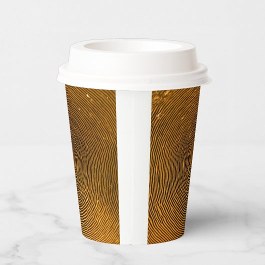 Ripple Effect Paper Cup – Kalm in elke slok Papieren Bekers (Rechts)