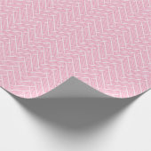 Ripple Herringbone in Roze Cadeaupapier (Hoek)