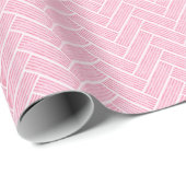 Ripple Herringbone in Roze Cadeaupapier (Rol Hoek)