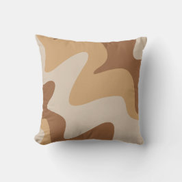 Ripple Rhythm Brown Cream Sierkussen