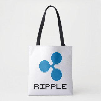 Ripple XRP 8-Bit Logo | Boodschappentas Tote Bag