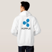 Ripple XRP 8-bits Logo | Hoodie (Achterkant volledig)