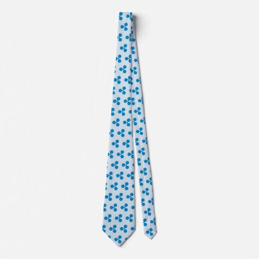 Ripple XRP 8-bits Logo | Necktie Stropdas (Voorkant)