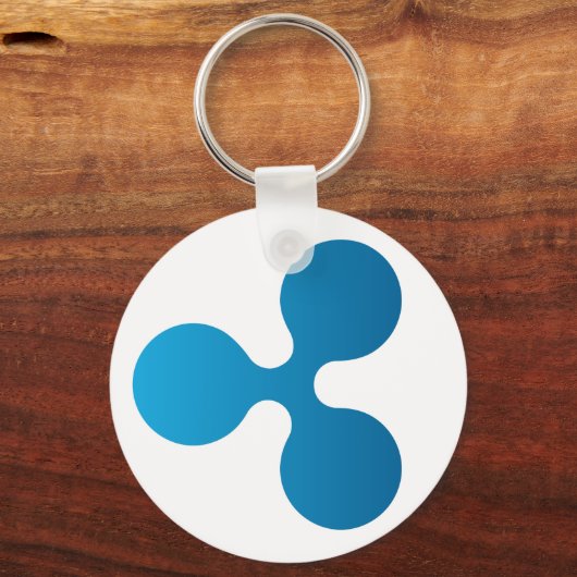 Ripple XRP Basis Sleutelhanger (Licht) (Voorkant)