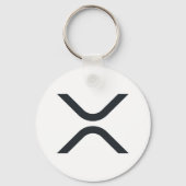 Ripple XRP Button Sleutelhanger (Voorkant)
