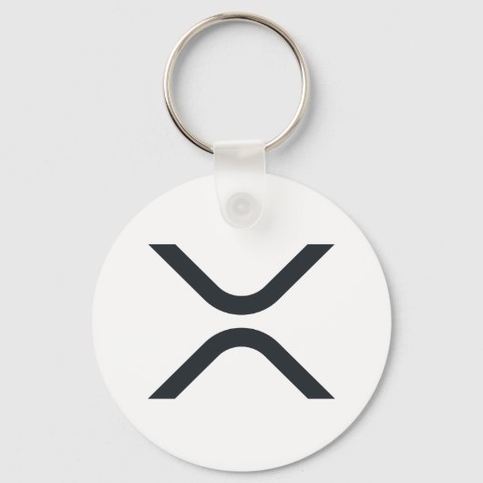 Ripple XRP Button Sleutelhanger (Voorkant)