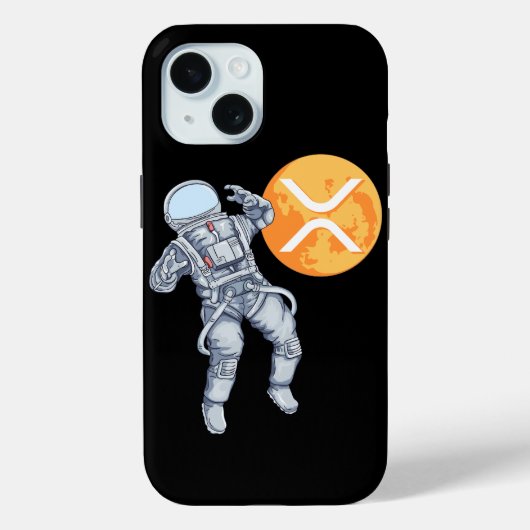 Ripple XRP Cryptocurrency -Crypto Astronaut Case-Mate iPhone Case (Achterkant)