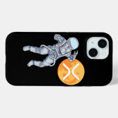 Ripple XRP Cryptocurrency -Crypto Astronaut Case-Mate iPhone Case (Achterkant (horizontaal))