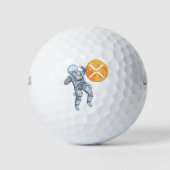Ripple XRP Cryptocurrency -Crypto Astronaut Golfballen (Voorkant)