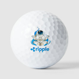 Ripple XRP Cryptocurrency -Crypto Astronaut Golfballen
