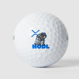Ripple XRP Cryptocurrency -Crypto Astronaut-HODL Golfballen