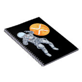 Ripple XRP Cryptocurrency -Crypto Astronaut Notitieboek (Rechterzijde)
