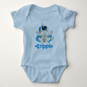 Ripple XRP Cryptocurrency -Crypto Astronaut Romper (Voorkant)