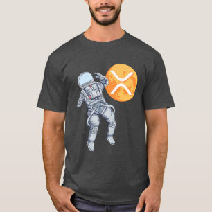 Ripple XRP Cryptocurrency -Crypto Astronaut T-shirt