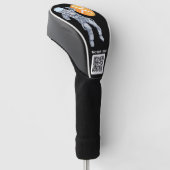 Ripple XRP Cryptocurrency - Qr-code Golfheadcover (Schuin)