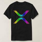 Ripple XRP in Rainbow Gradient TShirt (Design voorkant)