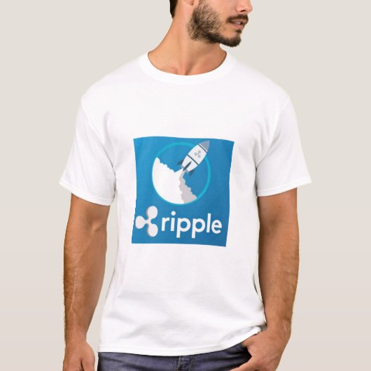 Ripple XRP Moon T-Shirt (Voorkant)