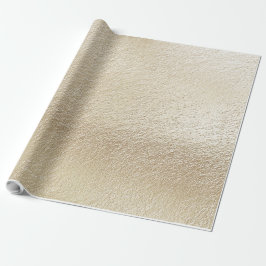 Rippled Champagne Gold Cadeaupapier
