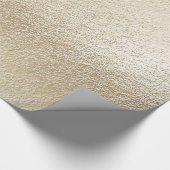 Rippled Champagne Gold Cadeaupapier (Hoek)
