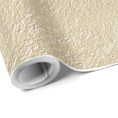 Rippled Champagne Gold Cadeaupapier (Rol Hoek)