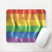 Rippled Pride Flag Muismat (Met muis)