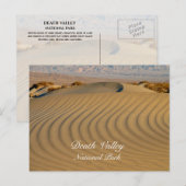 Rippled Sand, Mesquité Flat, Death Valley NP, CA Briefkaart (Voorkant / Achterkant)