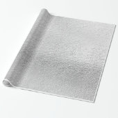 Rippled Silver Cadeaupapier (Uitgerold)