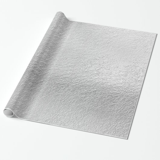 Rippled Silver Cadeaupapier (Uitgerold)