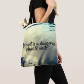 Rippled Water "Het verleden is een gevaarlijke ple Tote Bag (Dichtbij)