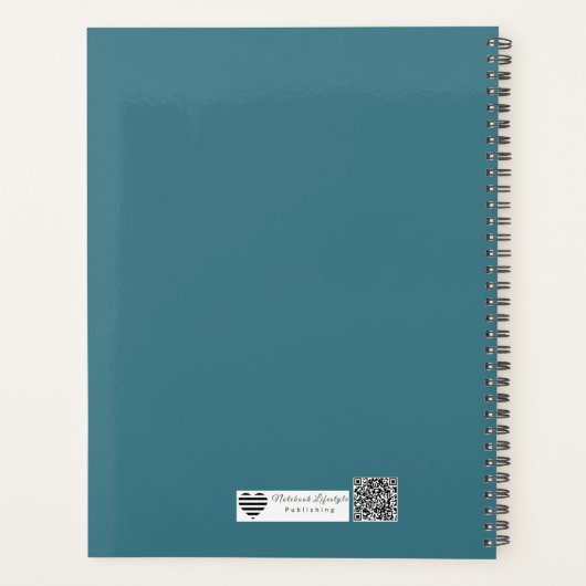 Rippled Water Reflection | Abstract Calm Water Sur Planner (Achterkant)