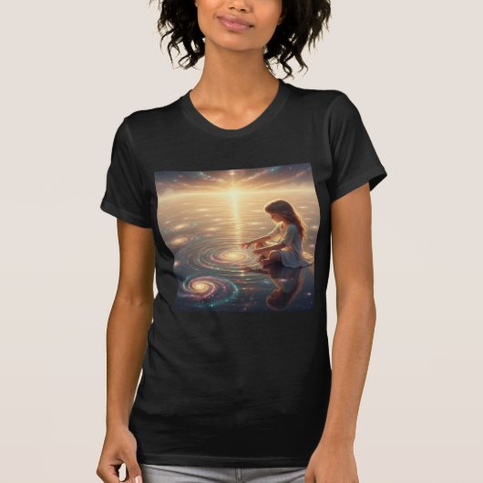 Ripples of Creation – Inner Child of Cosmic Light T-shirt (Voorkant)