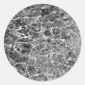 Ripples Ronde Sticker (Voorkant)