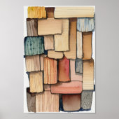 Ripples van Reclaimed Beauty Waterverf en Scrap Poster (Voorkant)