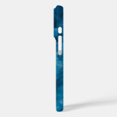 Rippling Ocean Water iPhone Case – Serene Blue Zee (Achterkant / Links)