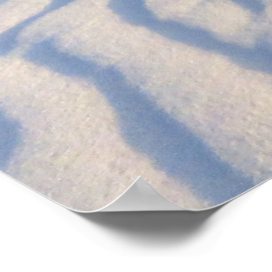 Rippling Sand Dunes of White Sands, New Mexico Poster (Hoek)